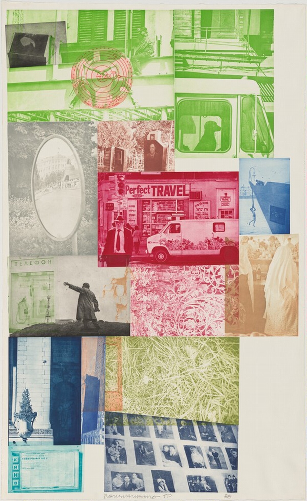 Soviet/American Array VI by Robert Rauschenberg