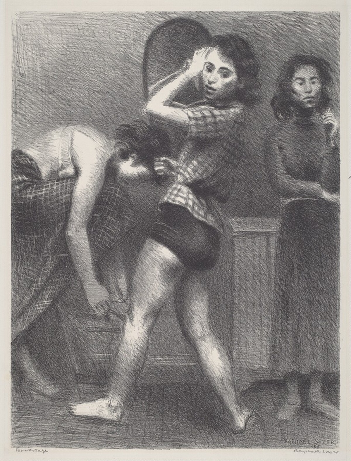 Backstage by Raphael Soyer