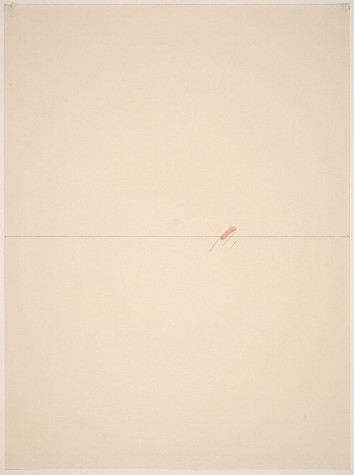 One Room Drawing #4 [recto] by Richard Tuttle