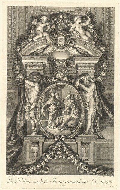 La Prééminence de la France reconnue par l'Espagne 1662 (The Preeminance of France Recognized by Spain 1662) [pl. 17]