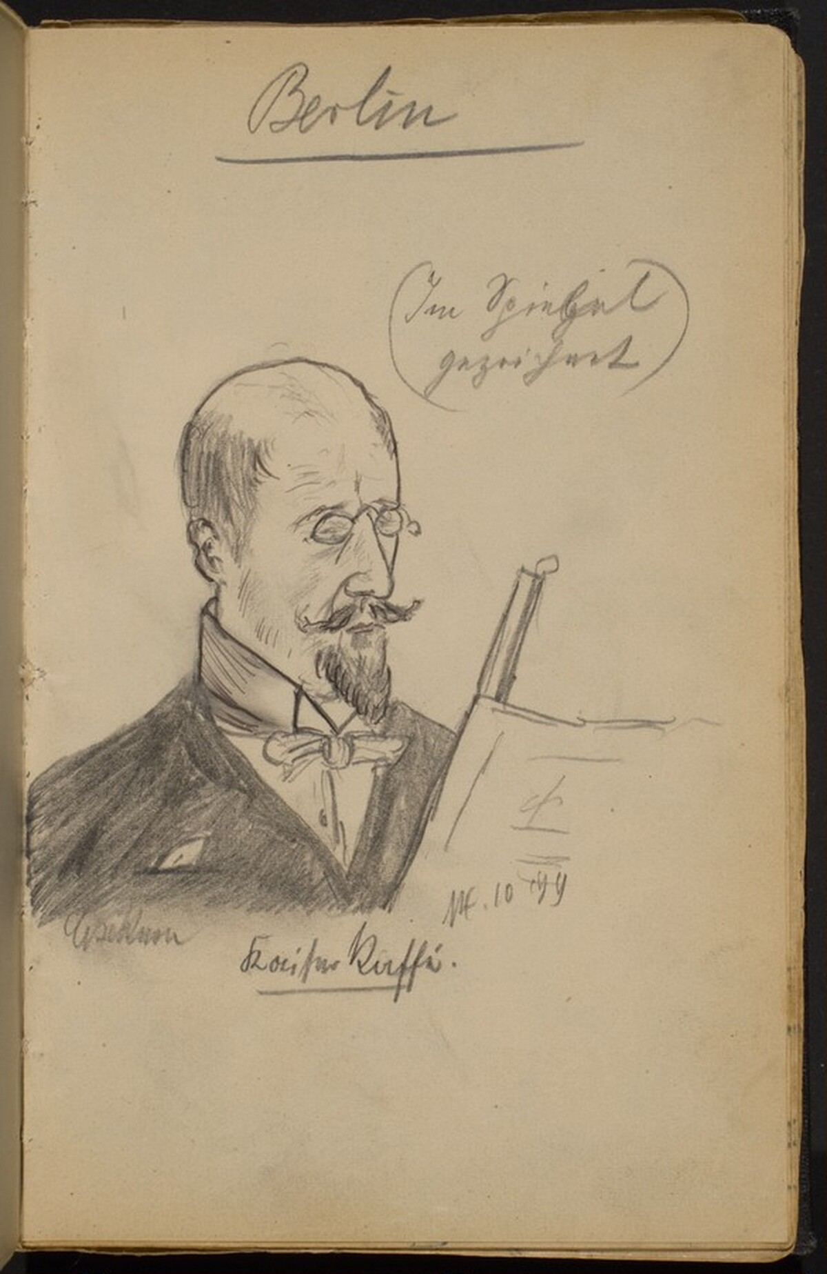 Gentleman Reading by Max Beckmann