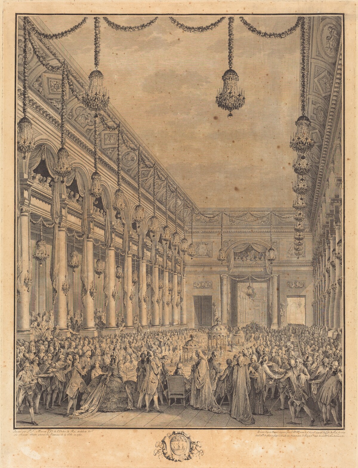 Le festin royal by Jean-Michel Moreau