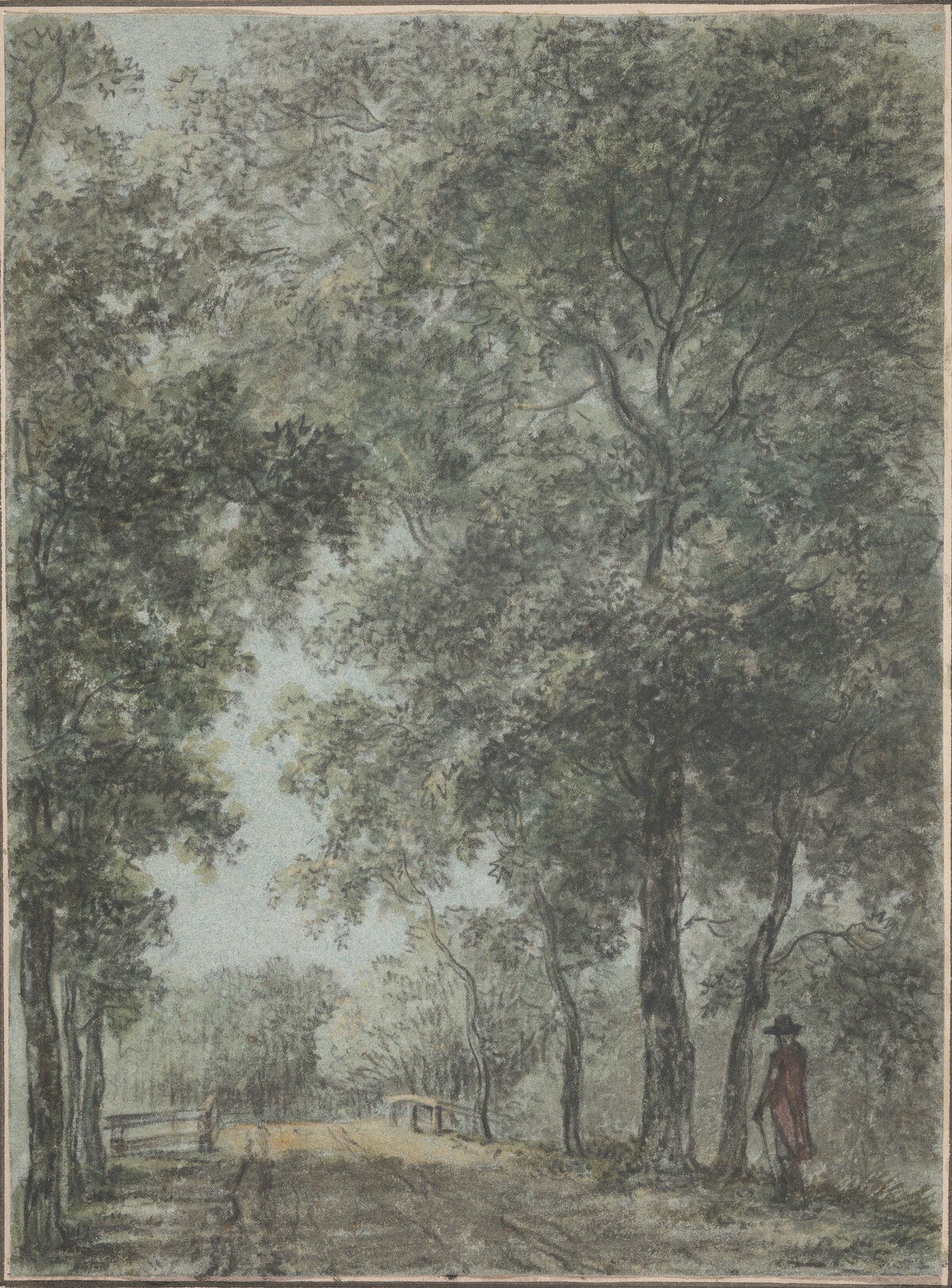 A Wooded Path at Treslong, near Hillegom by Jurriaan Andriessen