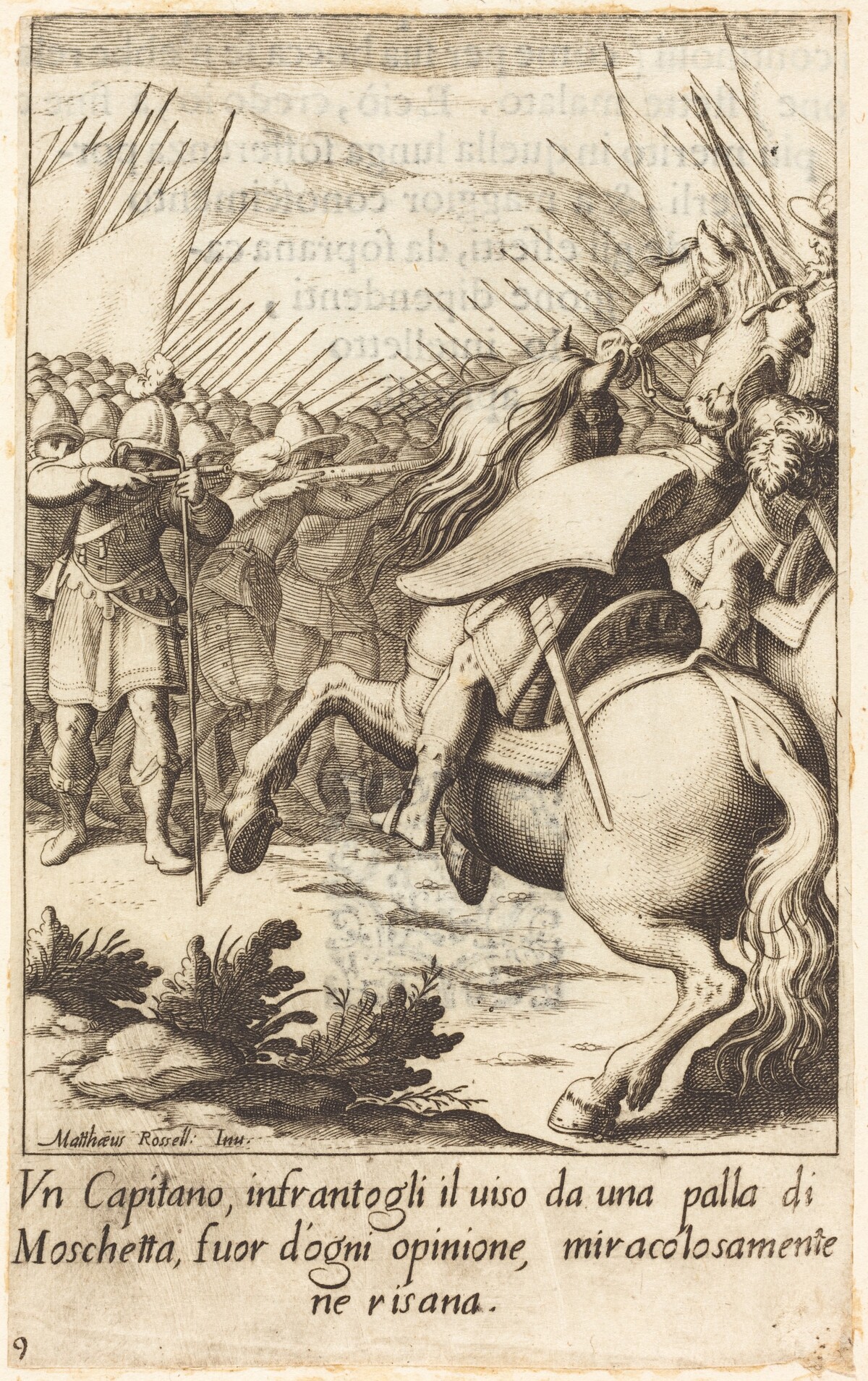 The Captain by Jacques Callot after Matteo Rosselli