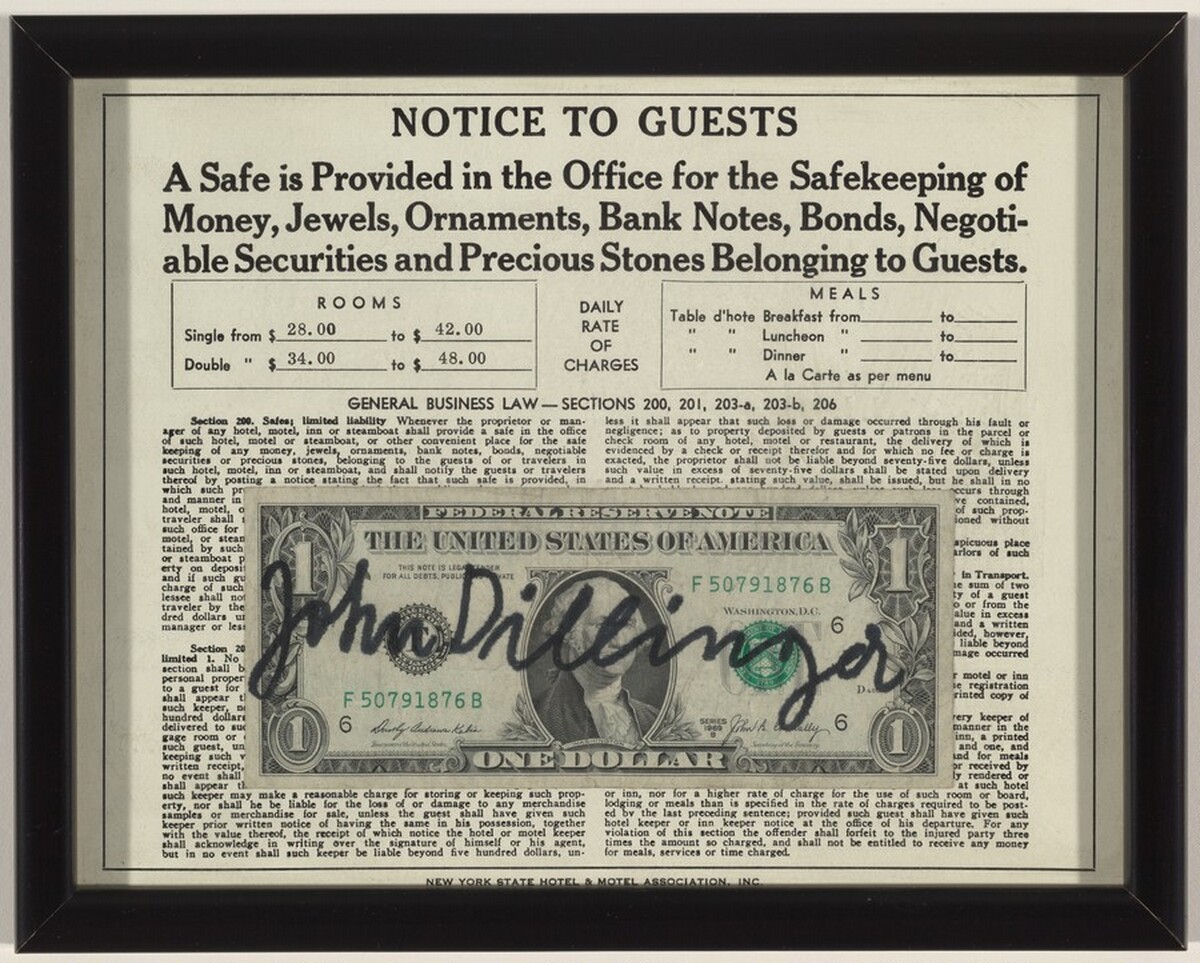 Notice to Guests by Joseph Beuys