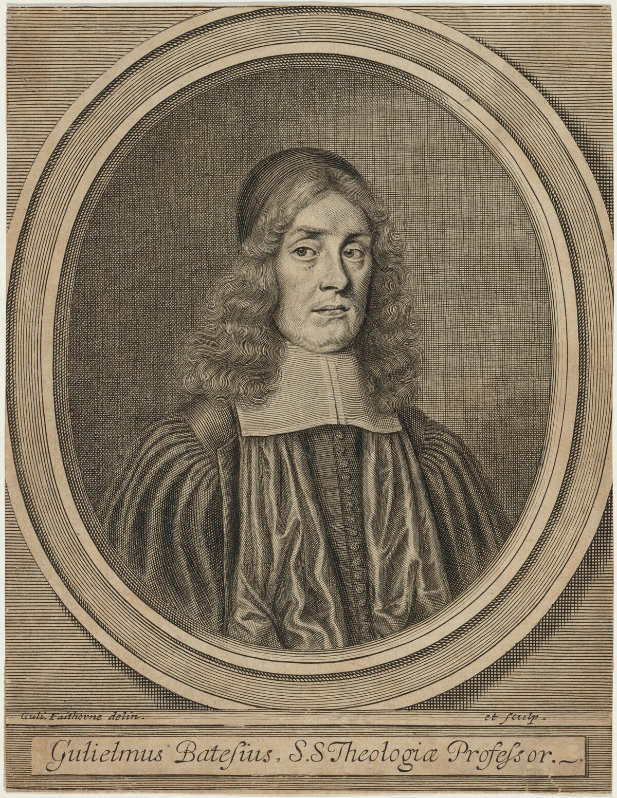William Bates, D.D. by William Faithorne