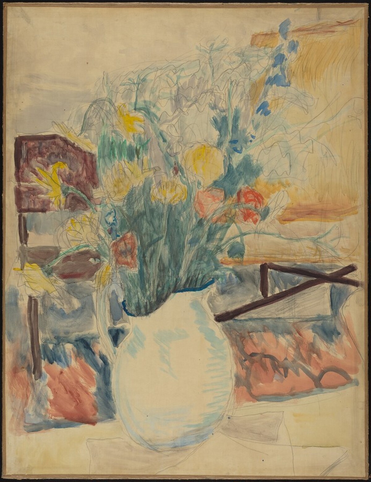 Bouquet of Flowers, Vernon by Pierre Bonnard