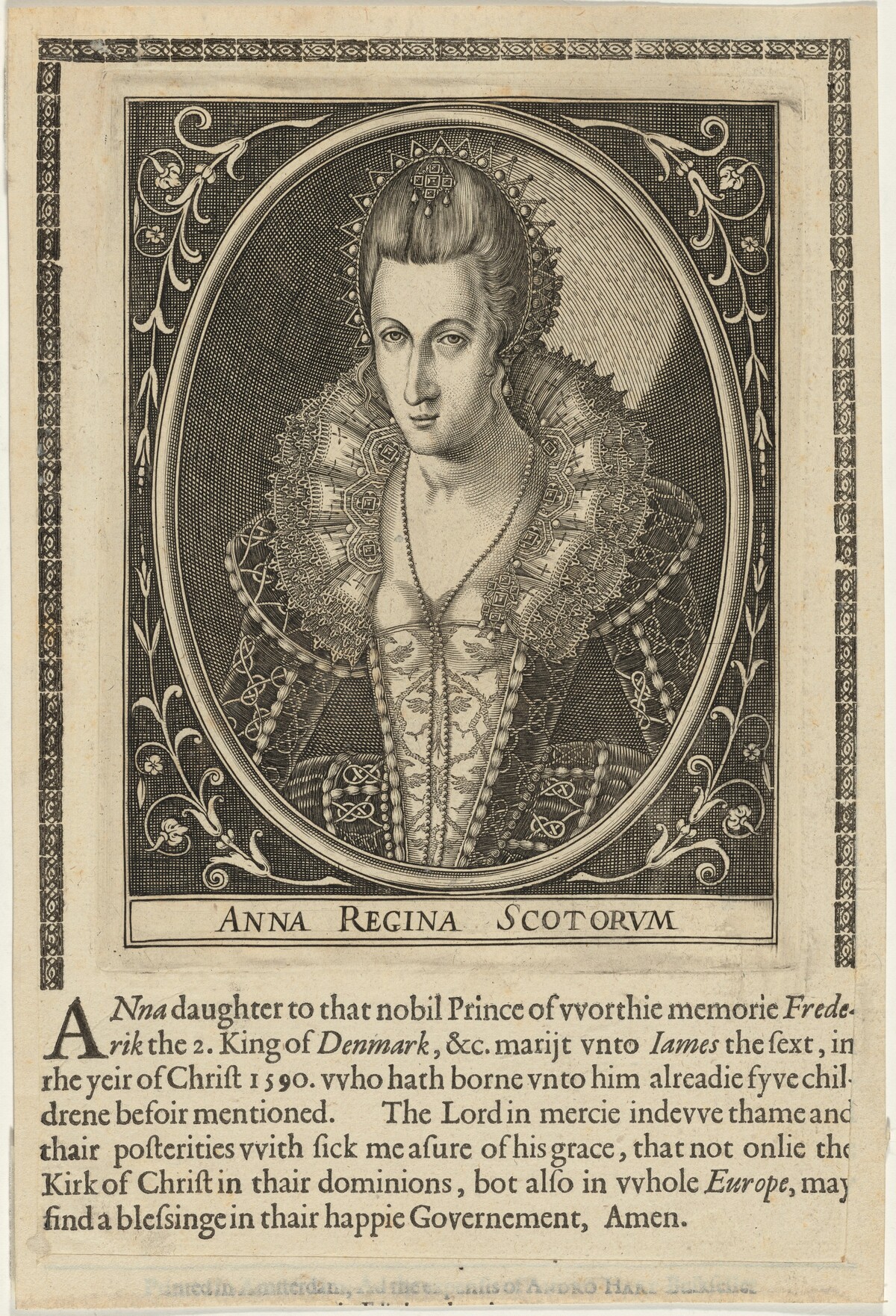Anne of Denmark, Queen of James VI of Scotland by Unknown Artist