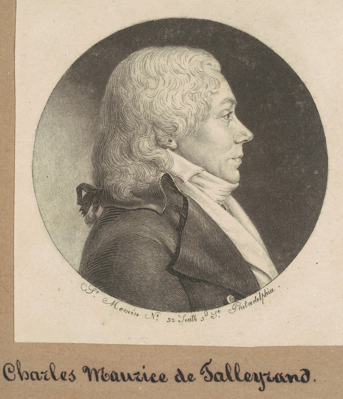Unidentified Man by Charles B. J. Févret de Saint-Mémin