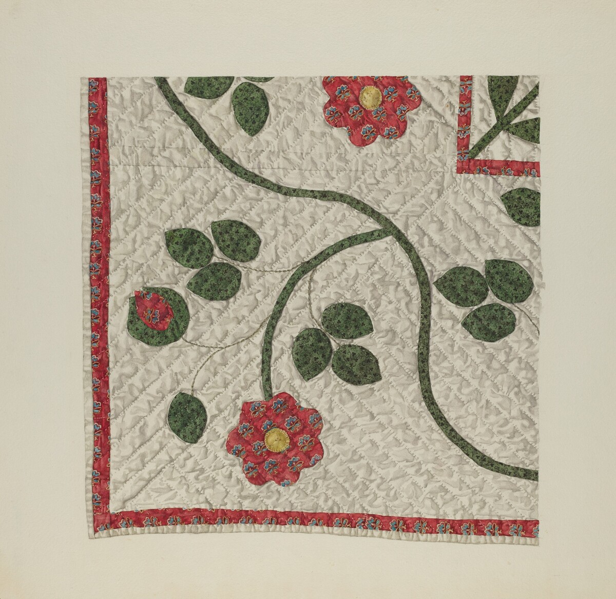Quilt - Tulip Pattern by Alice Cosgrove