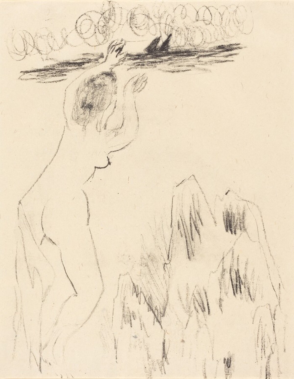 From "Le crepuscule des nymphes" (illustration, page 73) by Pierre Bonnard