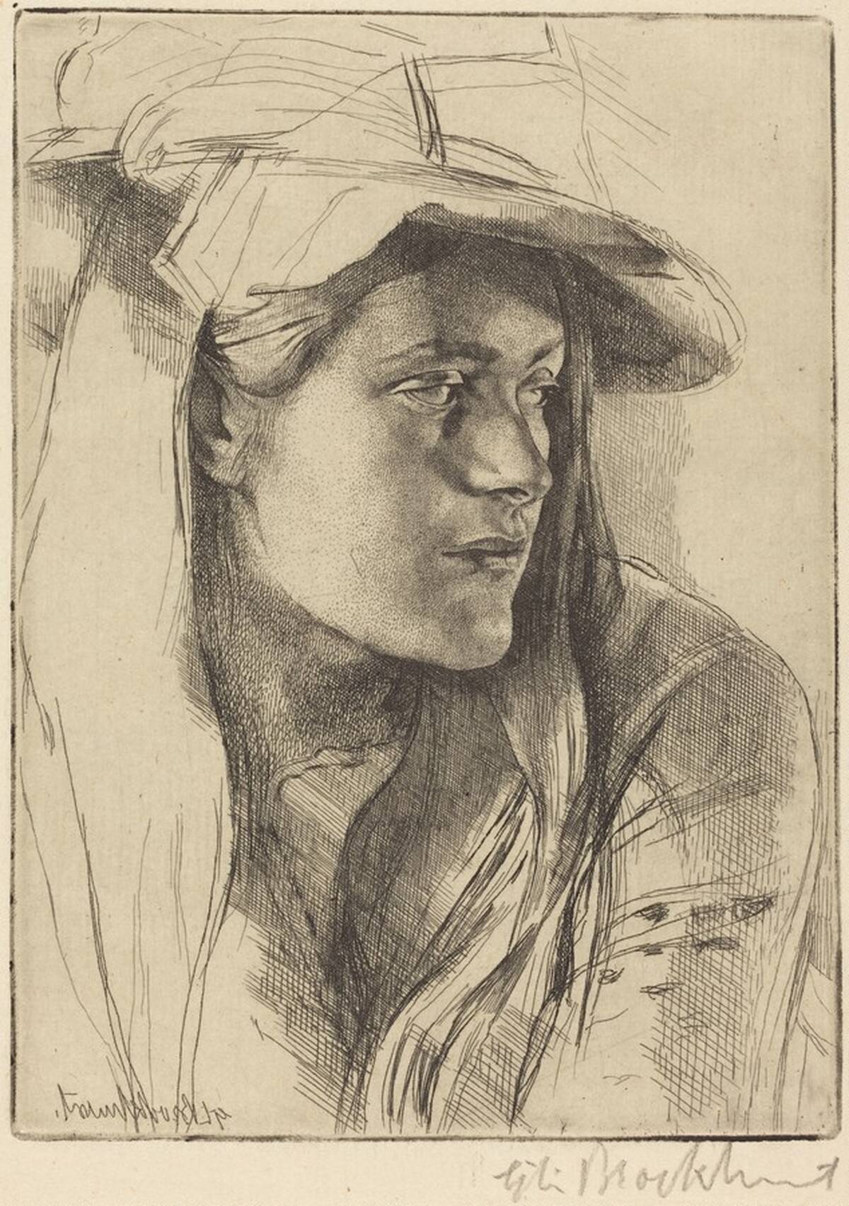 By the Window by Gerald Leslie Brockhurst