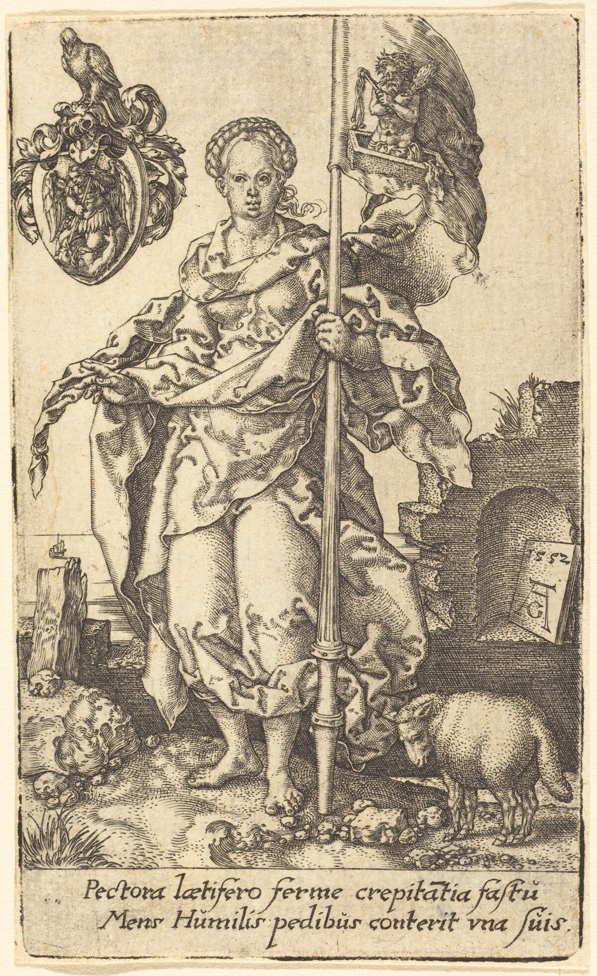 Modesty by Heinrich Aldegrever