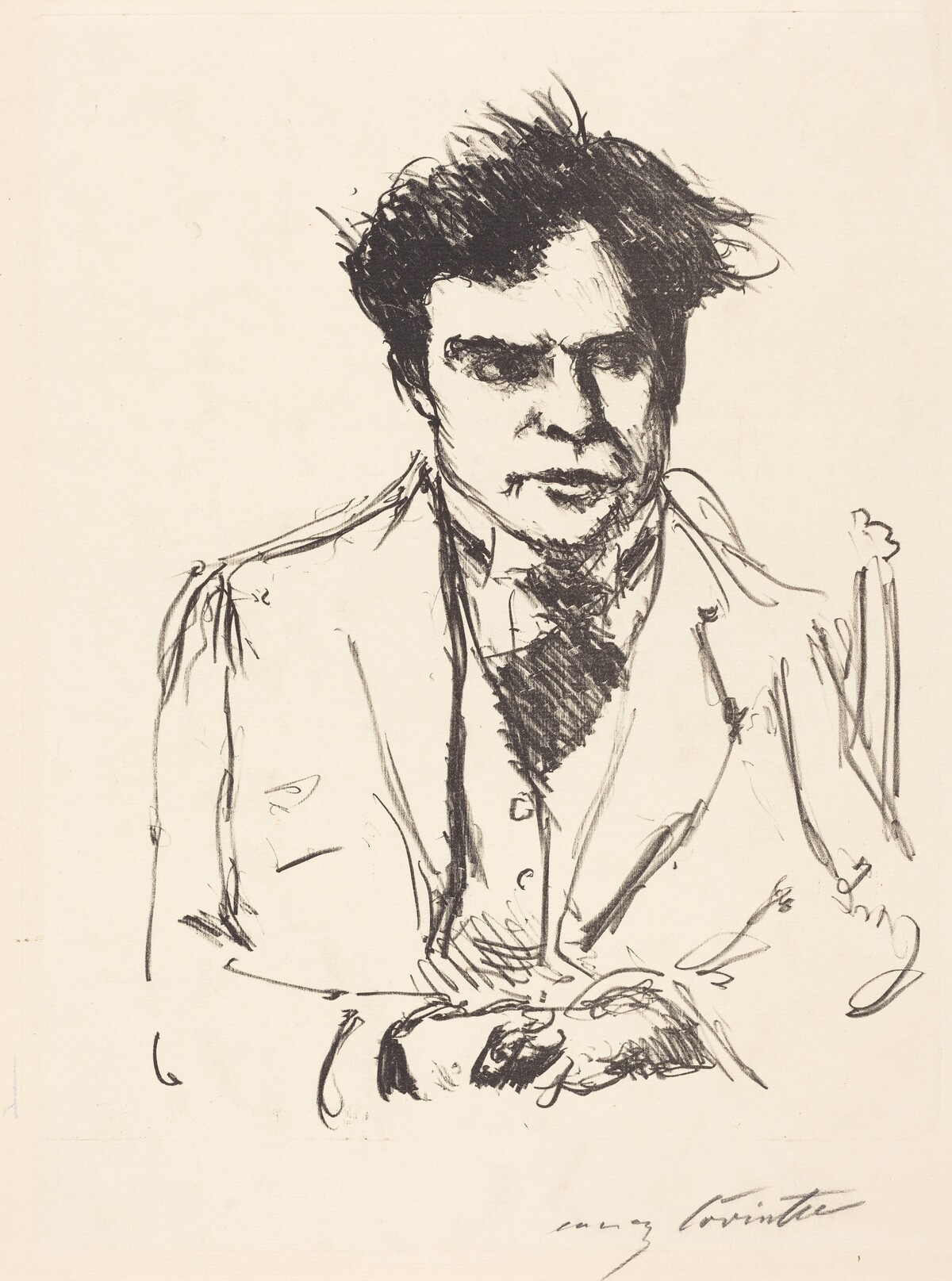 Bildnis Joseph Schwarz (Portrait of Joseph Schwarz) by Lovis Corinth