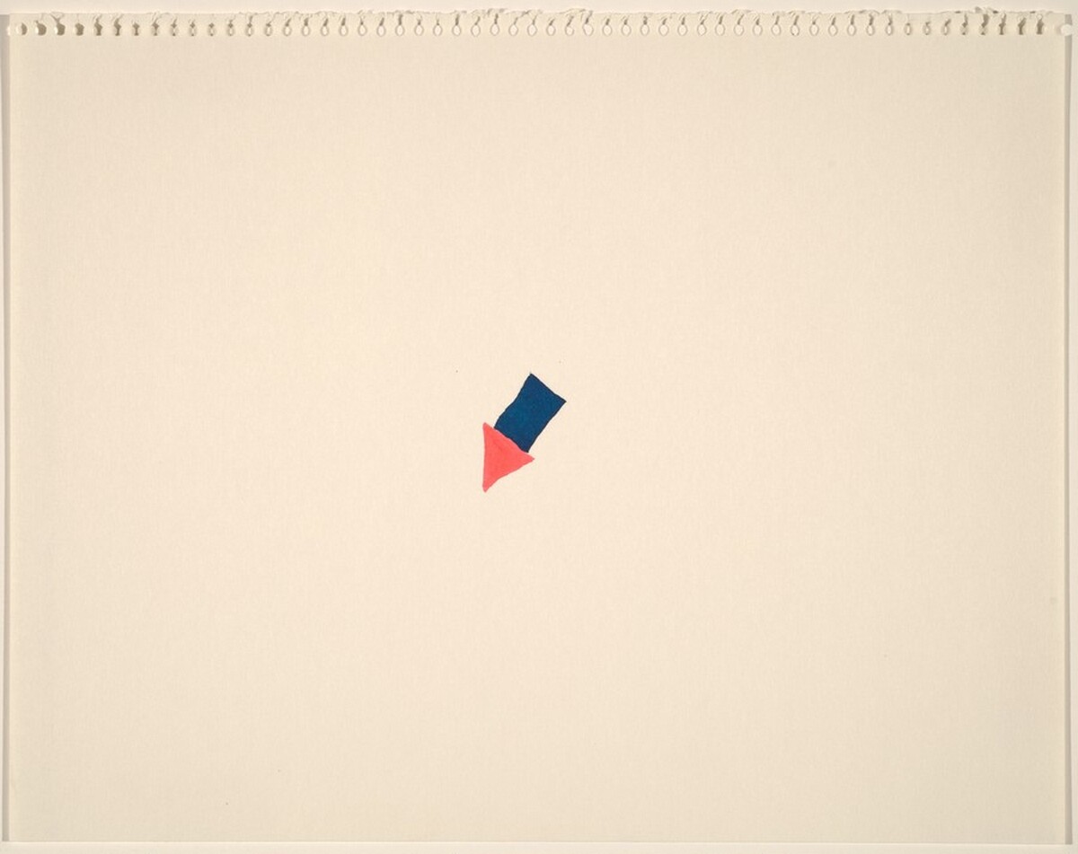 #2 Summer "Collage" Drawing by Richard Tuttle