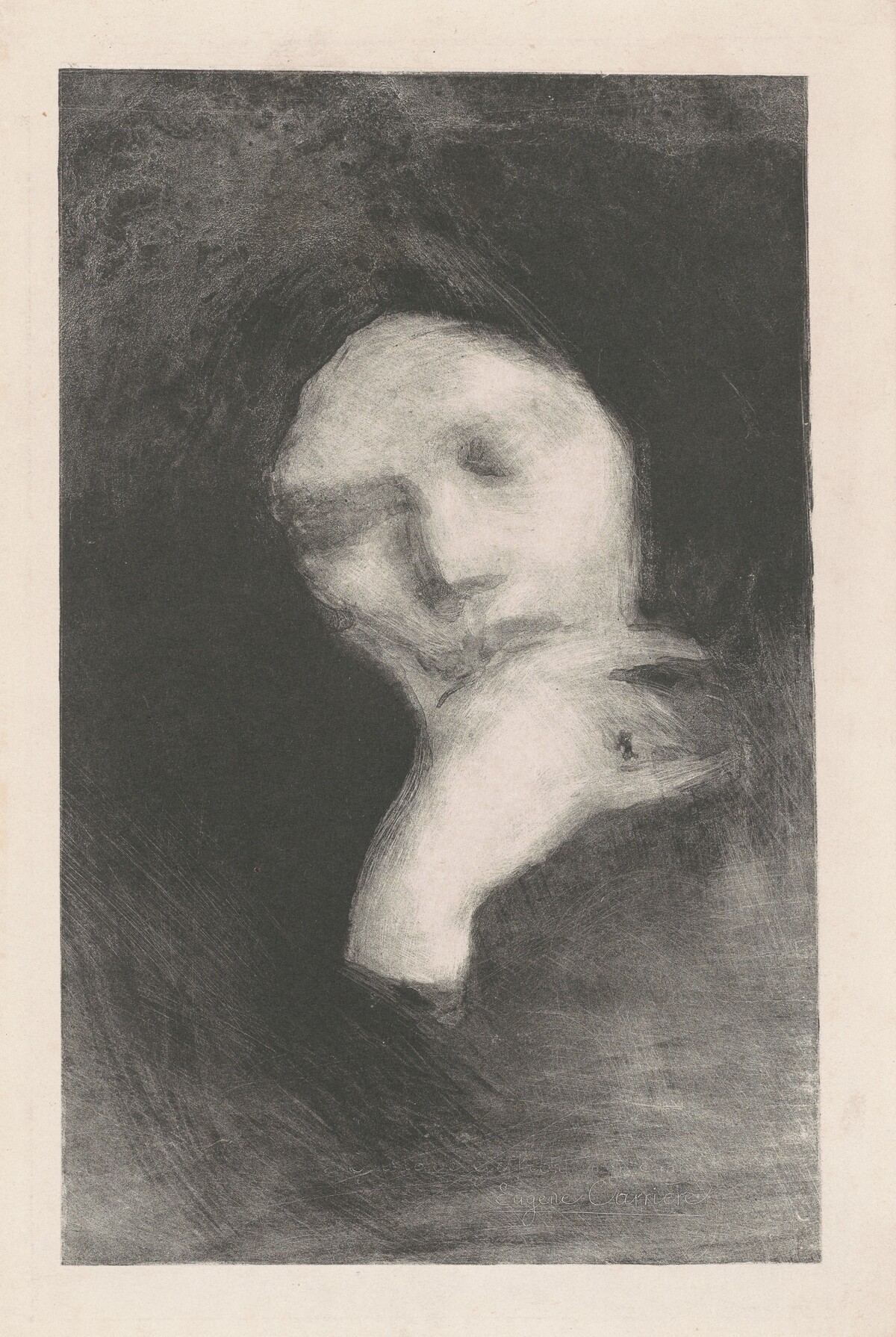 Meditation by Eugene Carriere