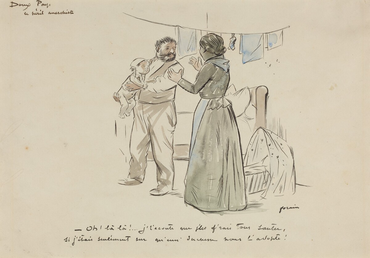 Le Peril Anarchiste by Jean-Louis Forain