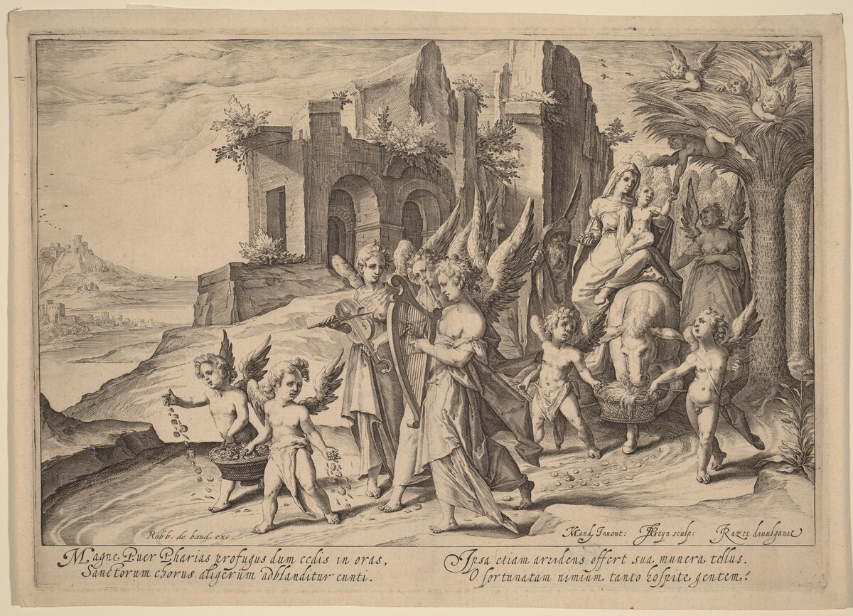 Return from the Flight into Egypt by Jacques de Gheyn II, after Karel van Mander I