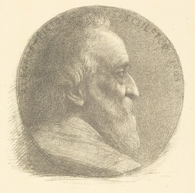 Self-Portrait, Medallion, No.1, 9th plate