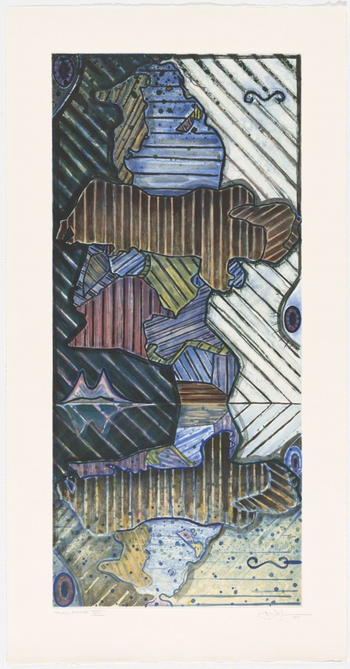 Green Angel 2 [trial proof 22] by Jasper Johns