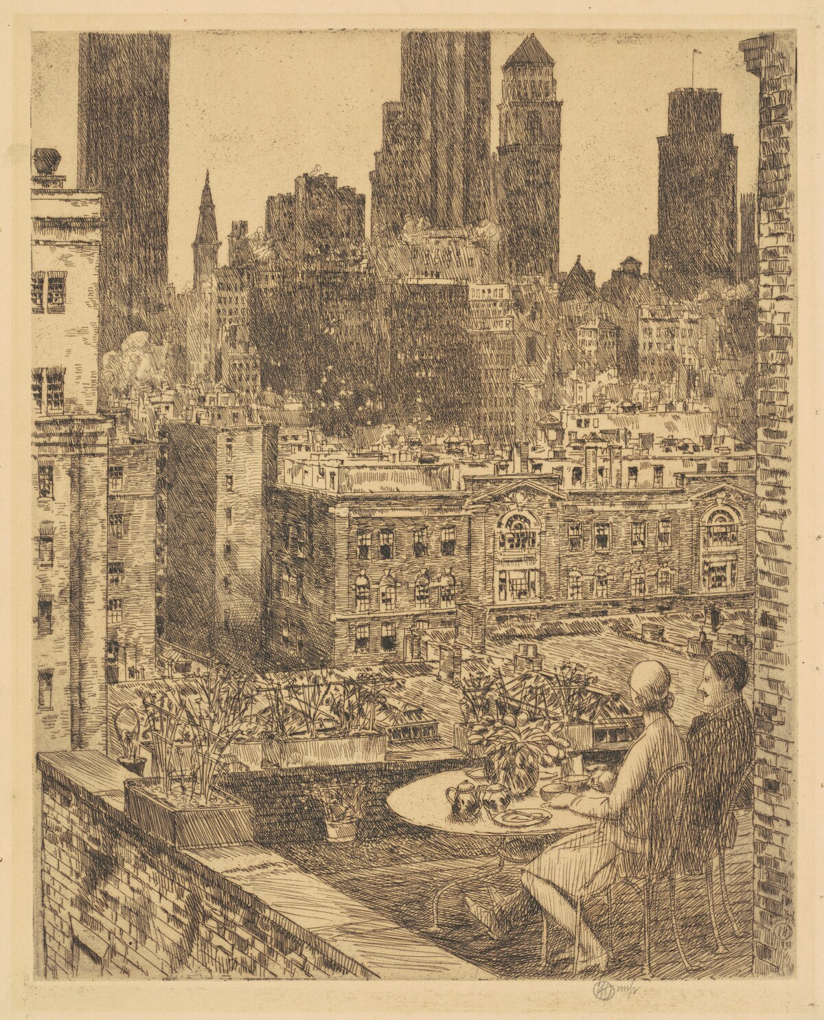 New York, 1931 by Childe Hassam