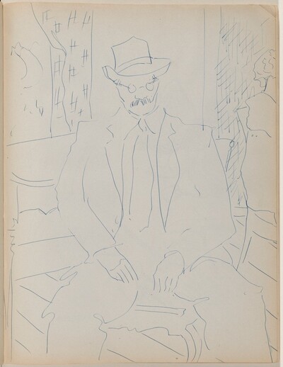 Seated Gentleman in Hat