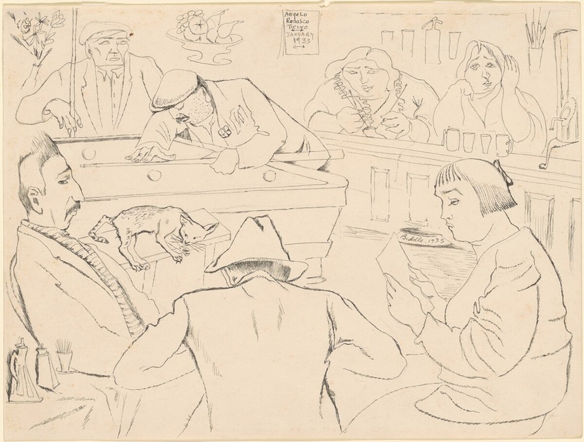 Study for "At Tincino's" by George Biddle