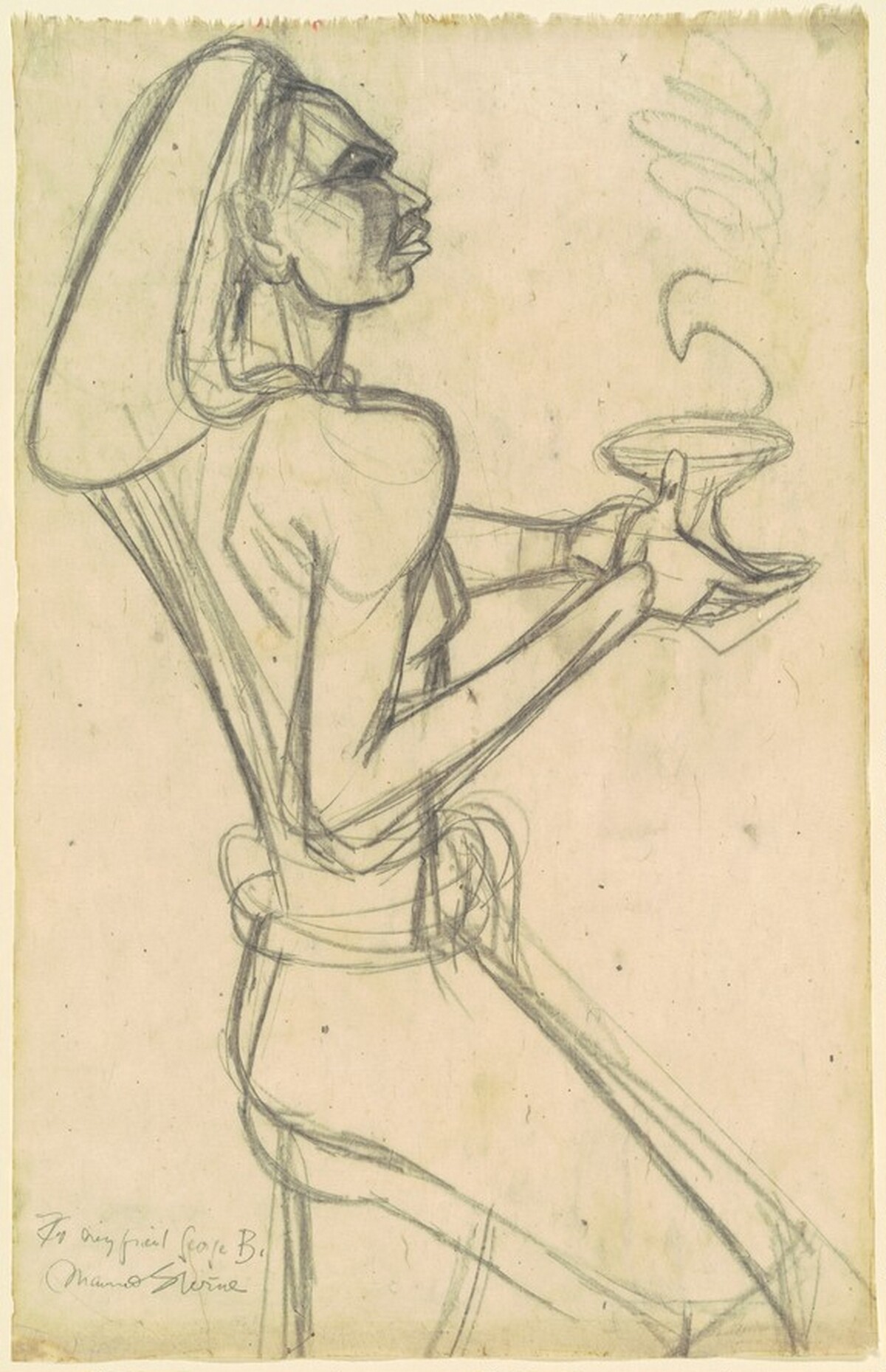 Study for "Dance of the Elements, Bali" by Maurice Sterne