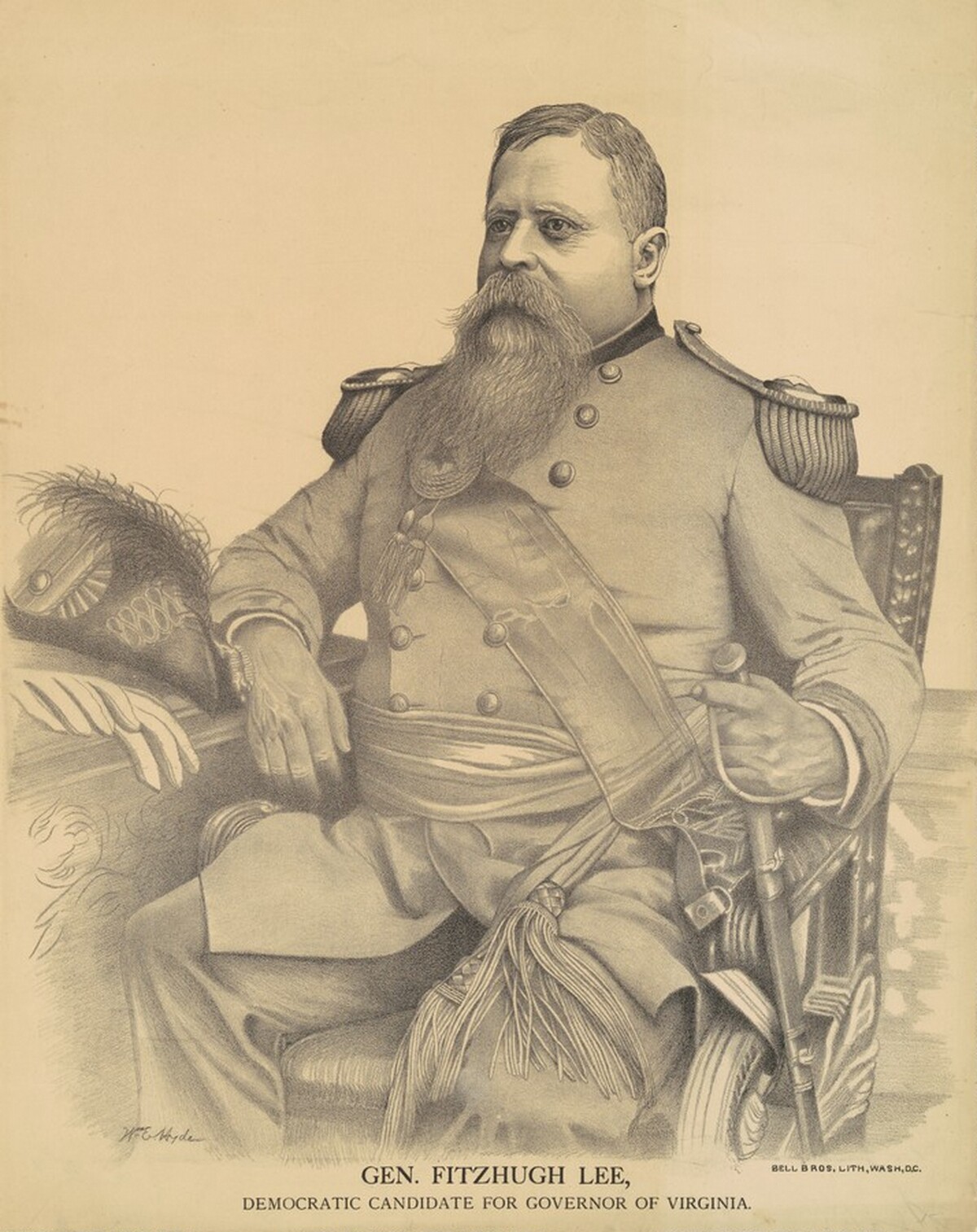 General Fitzhugh Lee, Democratic Candidate for Governor of Virginia by William E. Hyde