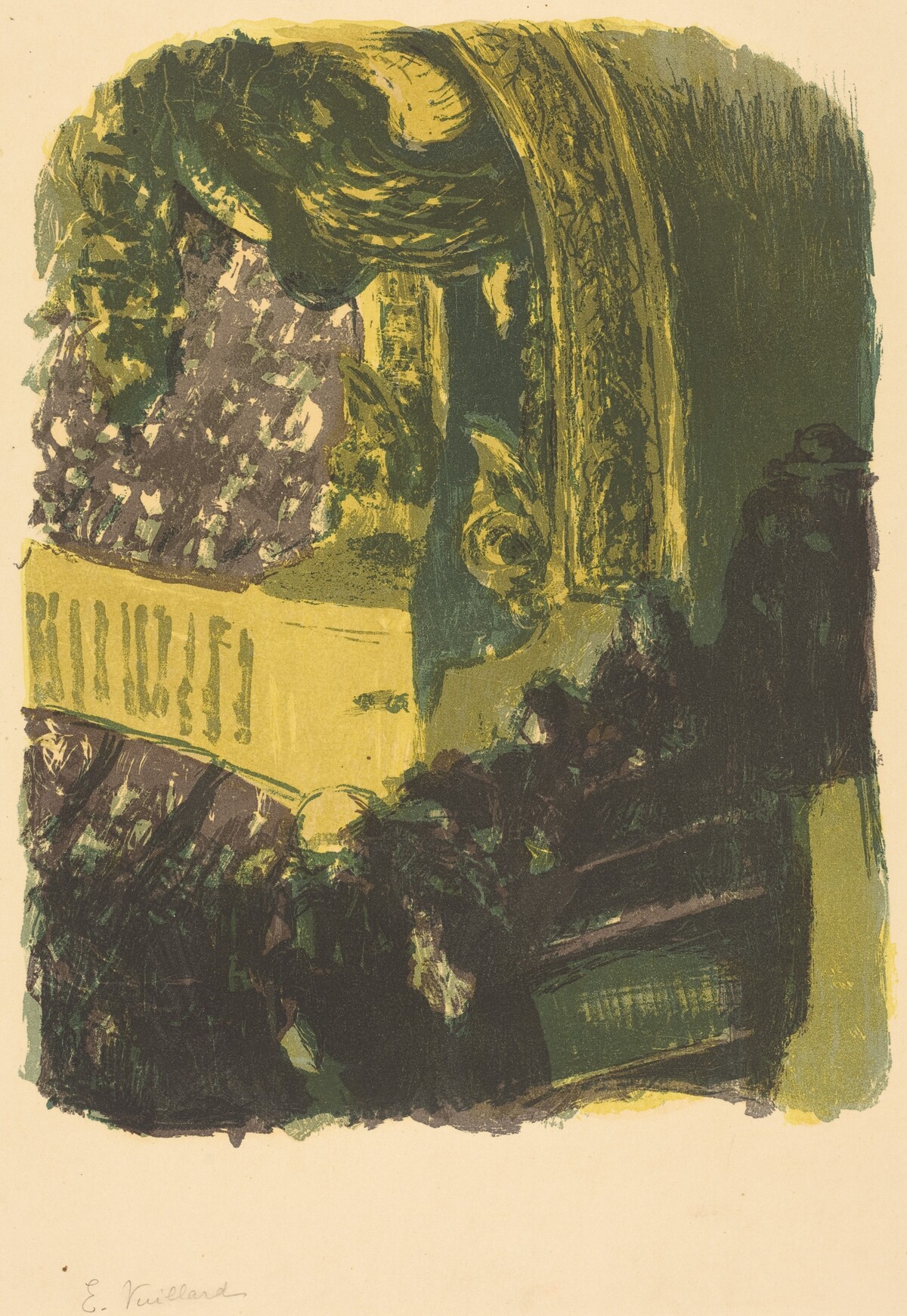 A Gallery in the Gymnasium (Une galerie au gymnase) by Edouard Vuillard