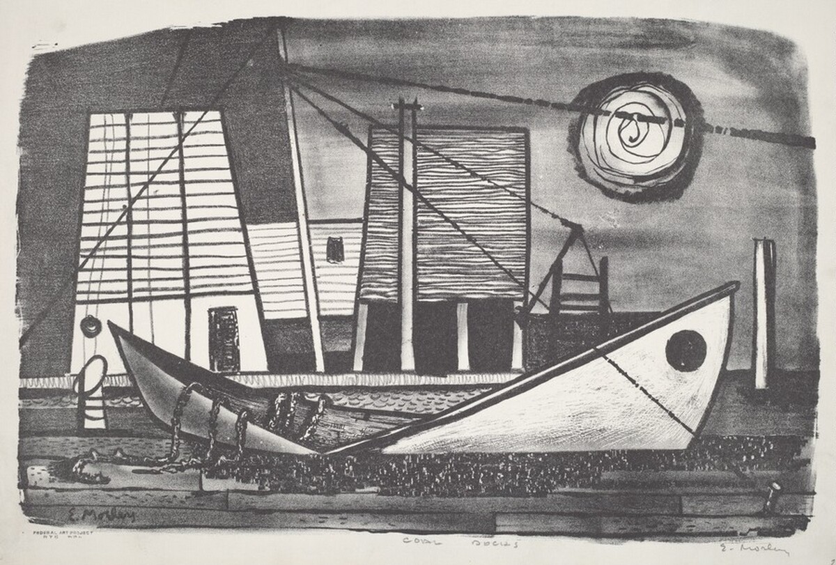 Coal Docks by Eugene Morley