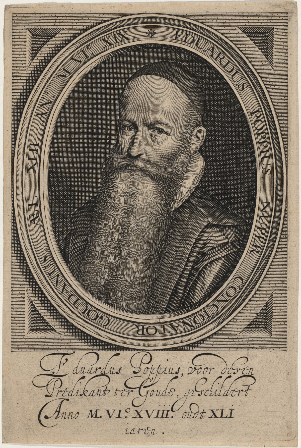 Eduardus Poppius, Preacher by Unknown Artist
