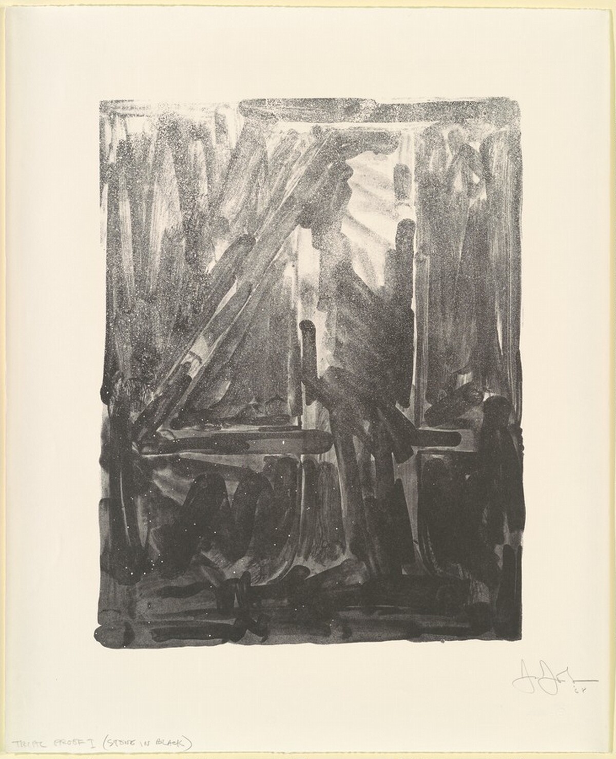 Figure 4 [trial proof] by Jasper Johns