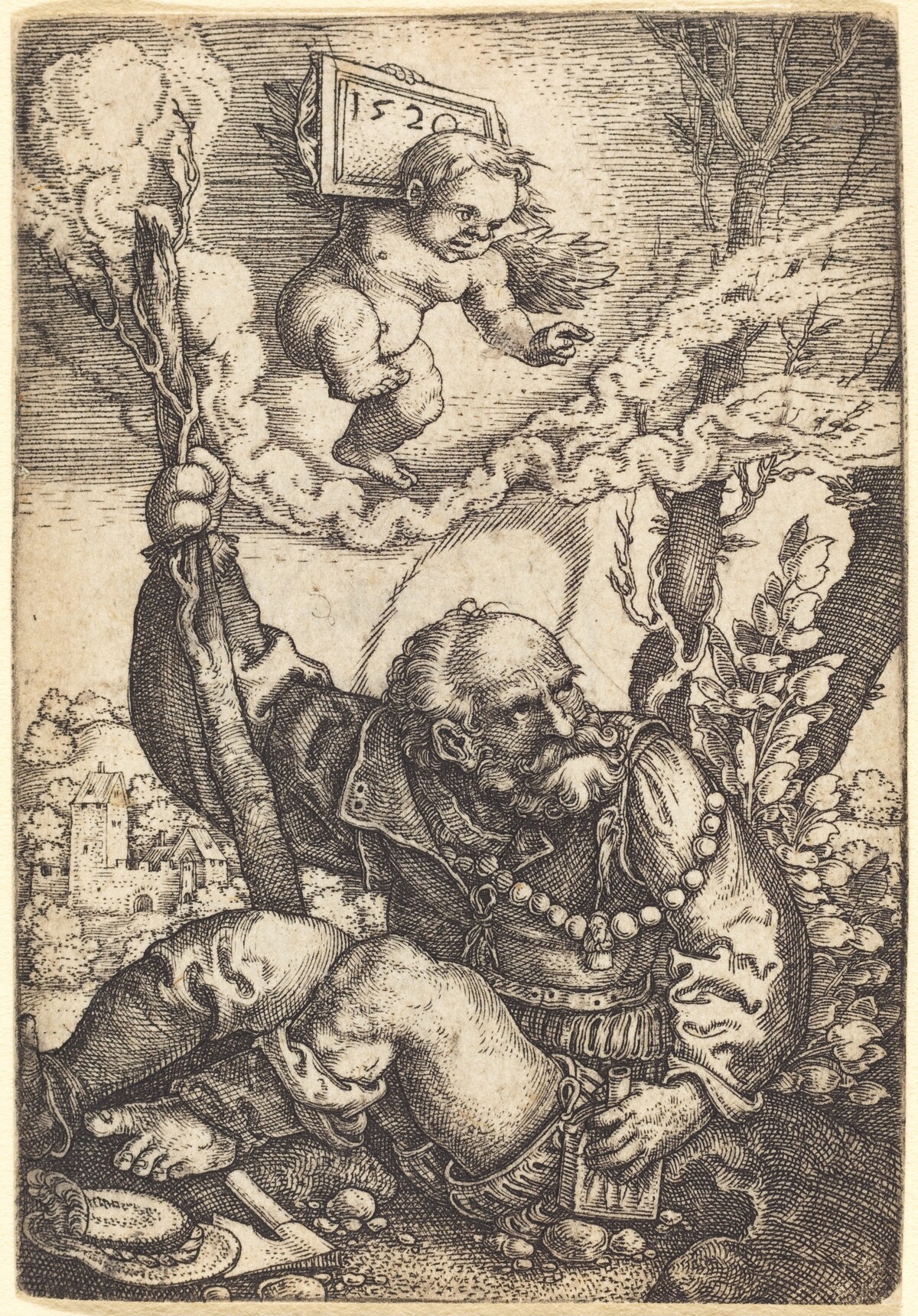 Saint Christopher by Barthel Beham