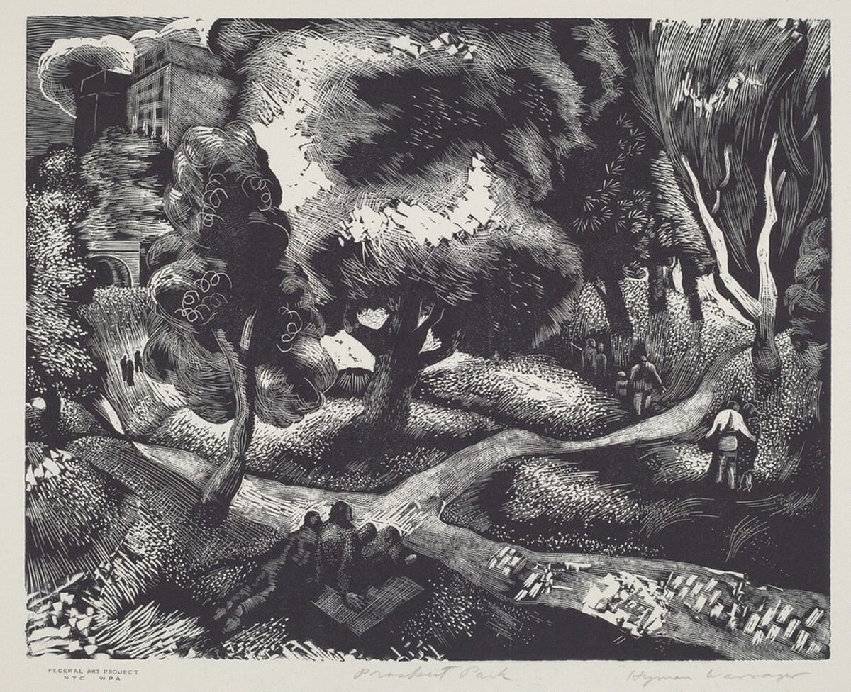 Prospect Park by Hyman J. Warsager
