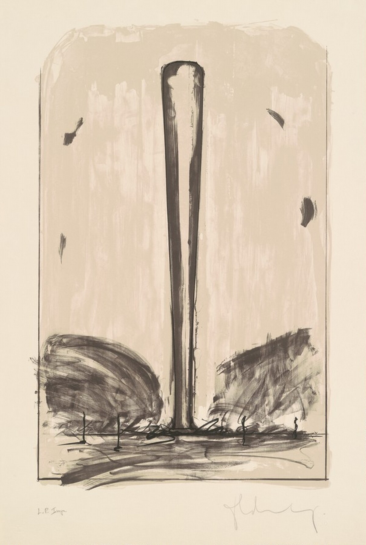 Bat Spinning at the Speed of Light by Claes Oldenburg