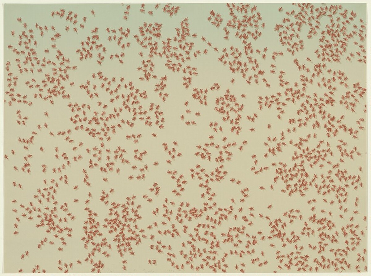Red Ants by Ed Ruscha