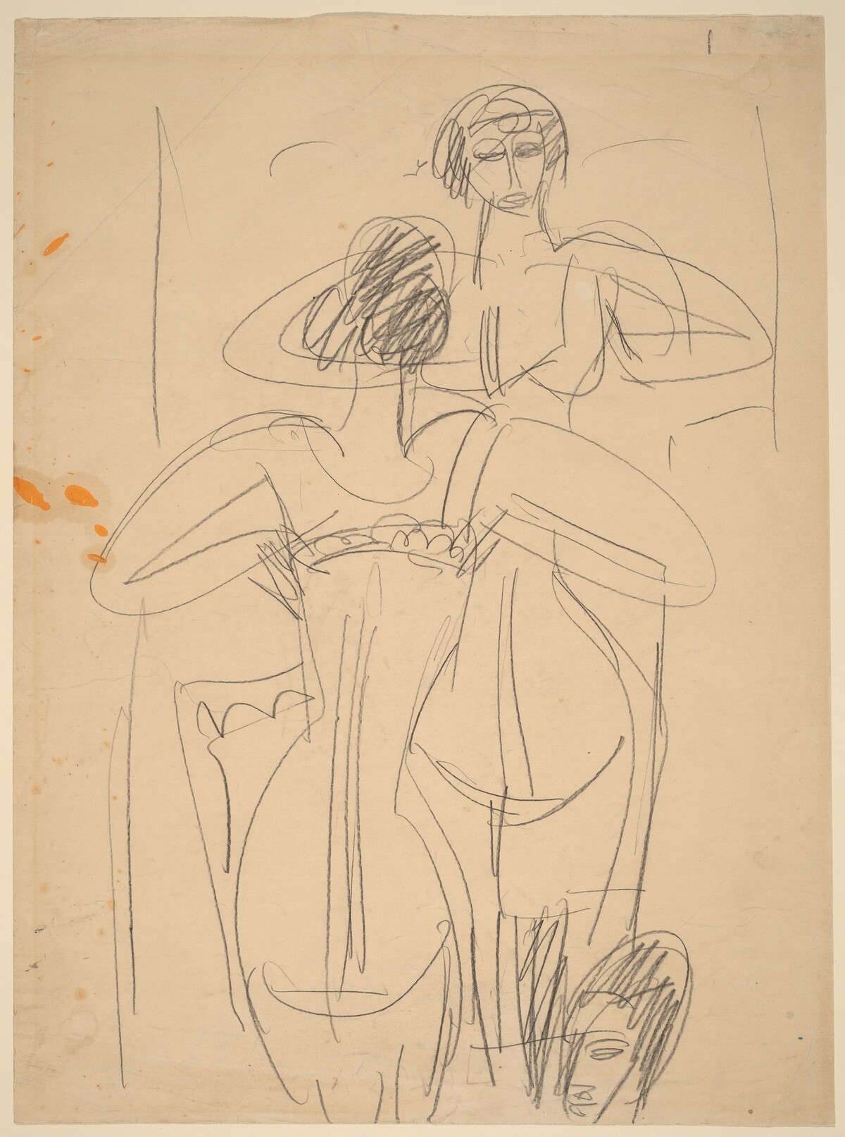 Girl Before a Mirror by Ernst Ludwig Kirchner