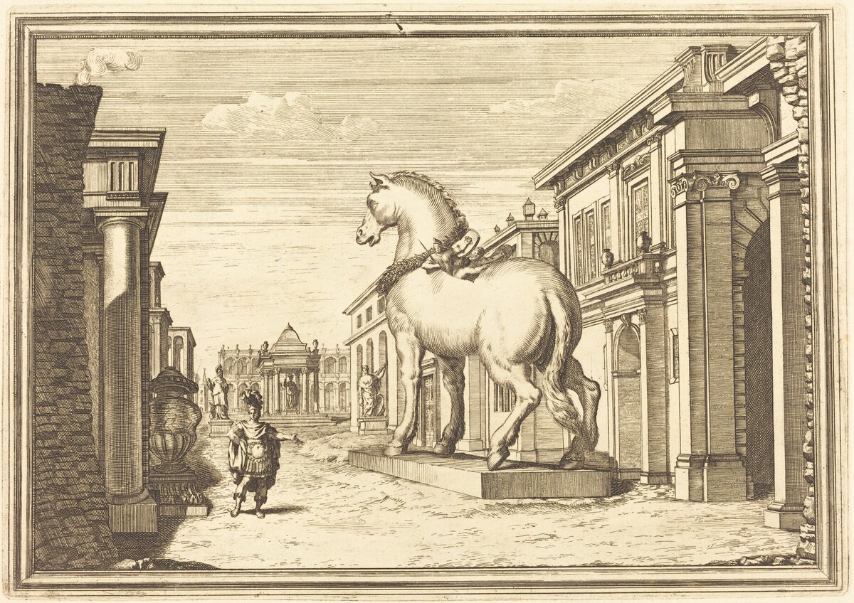 Il Greco in Troia: Plate 2 by Arnold von Westerhout