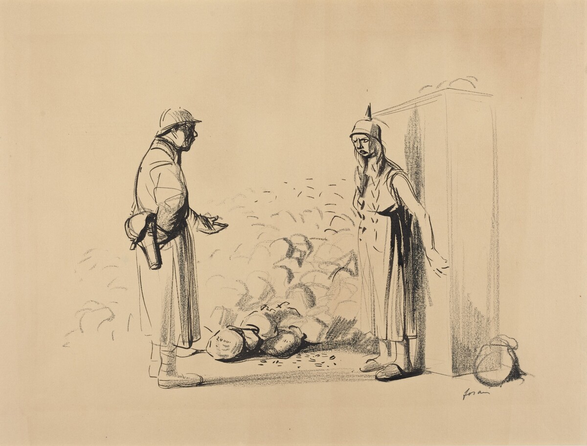 Hiding the "louis" by Jean-Louis Forain
