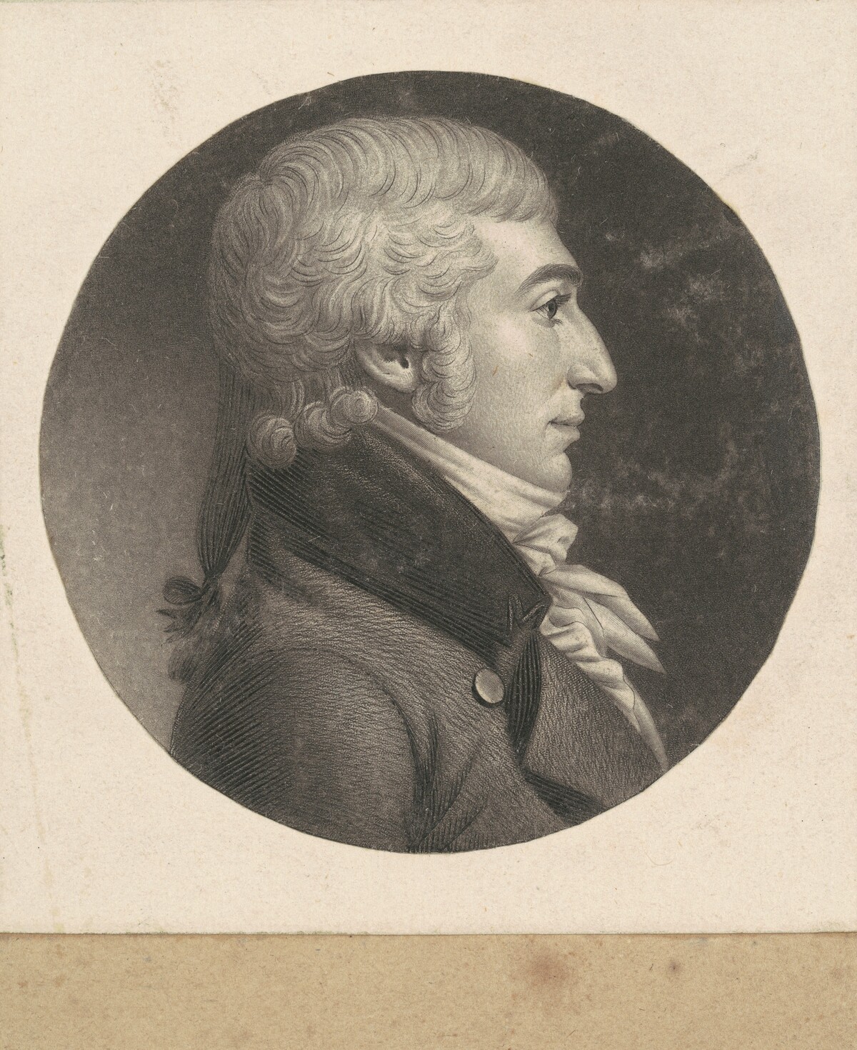 Unidentified Man by Charles B. J. Févret de Saint-Mémin
