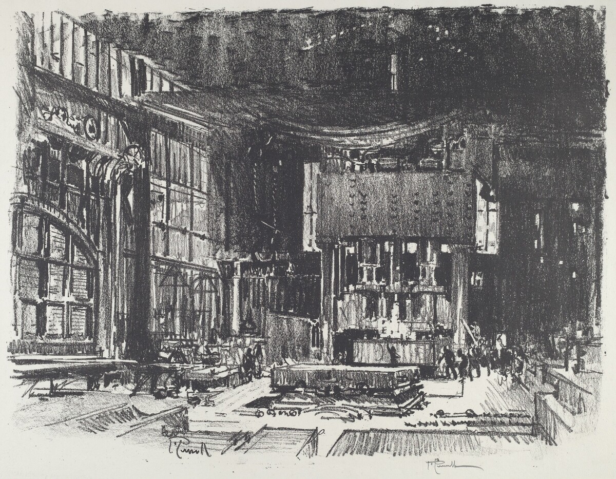 The Acolytes Preparing the Altar of the War God by Joseph Pennell