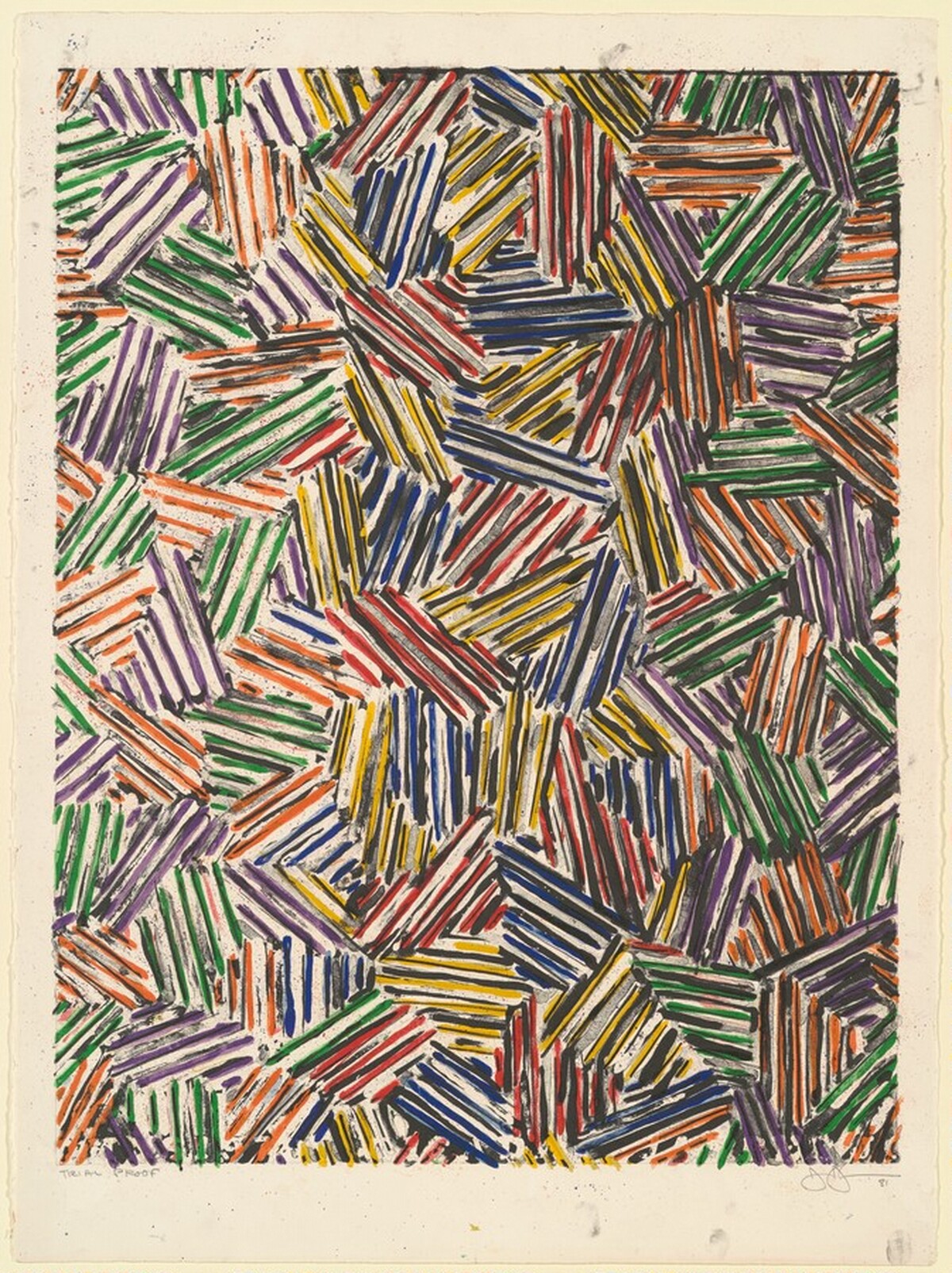 Cicada [trial proof] by Jasper Johns