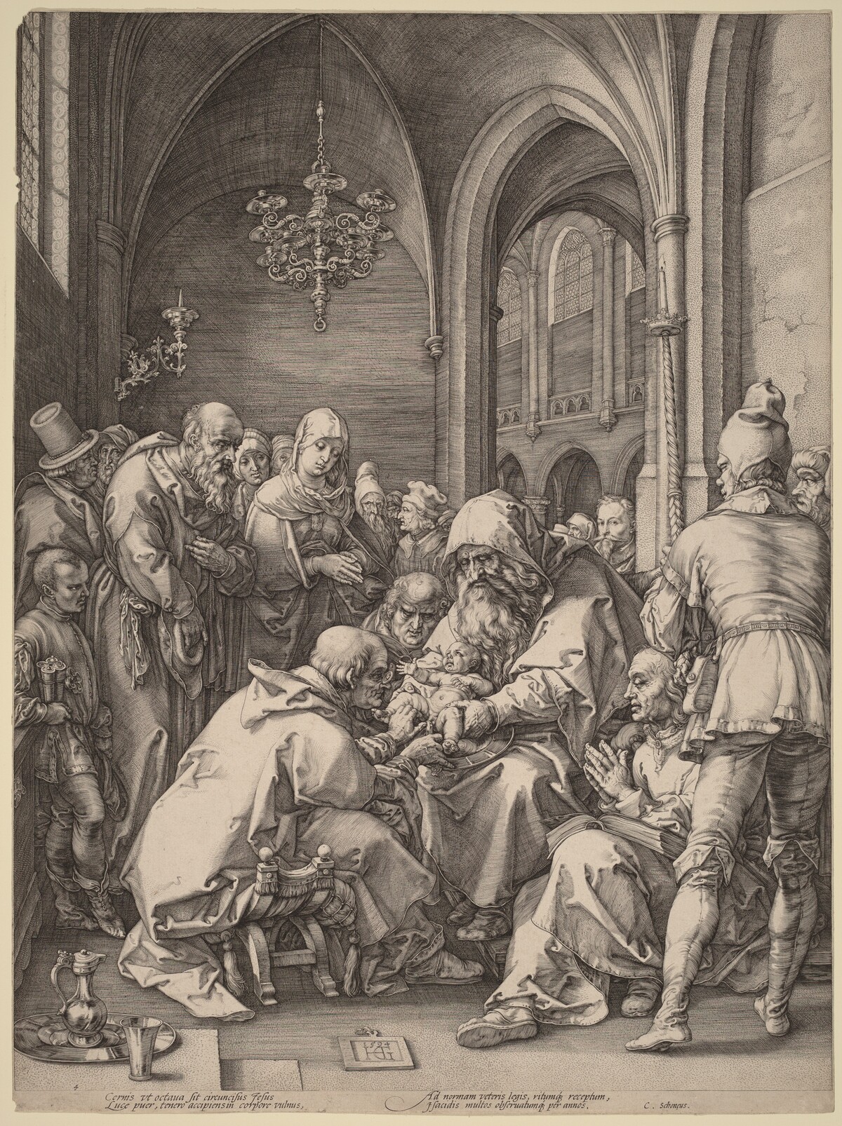 The Circumcision by Hendrik Goltzius in the style of Albrecht Dürer
