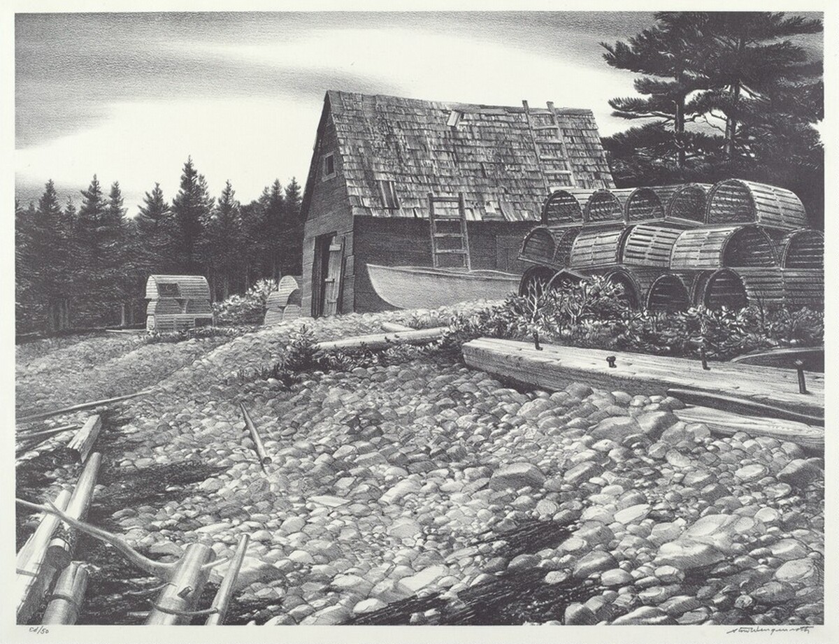 Lobsterman's Cove by Stow Wengenroth