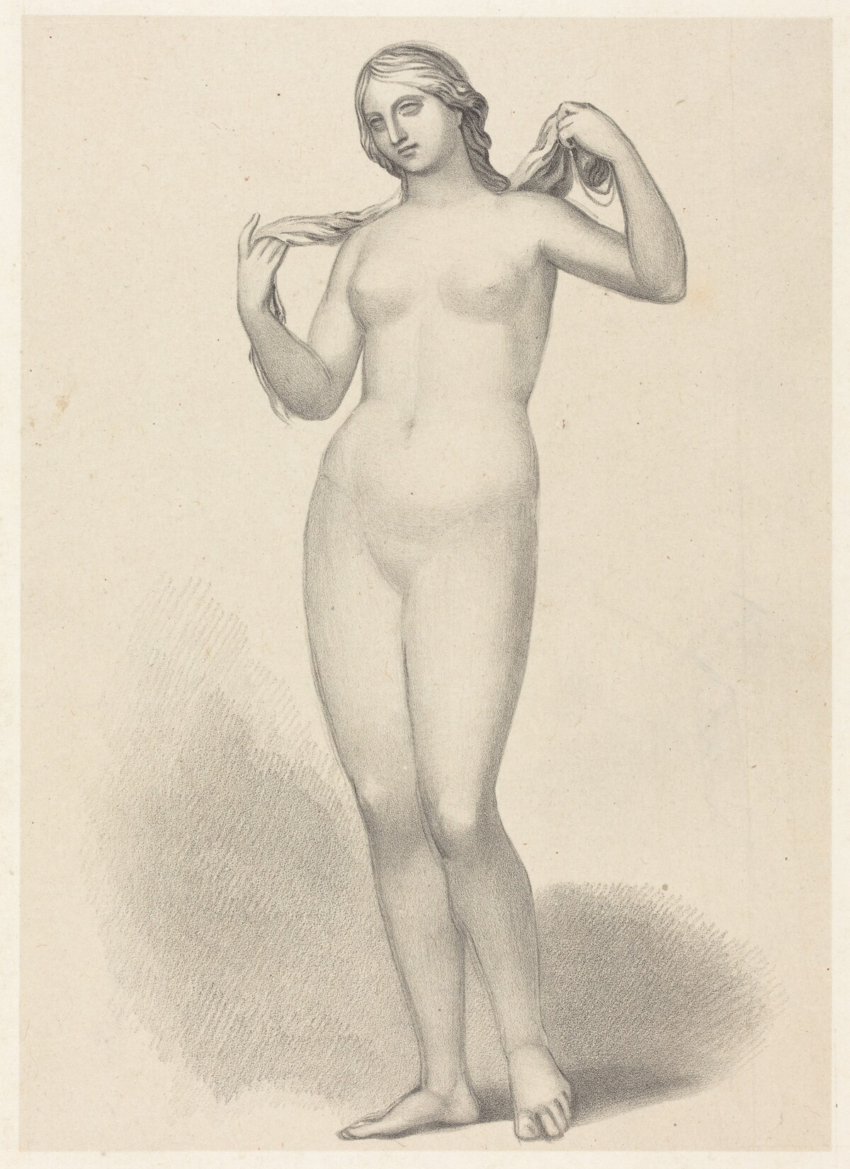 Venus Aphrodite, by Alcamanes by Richard James Lane after John Flaxman