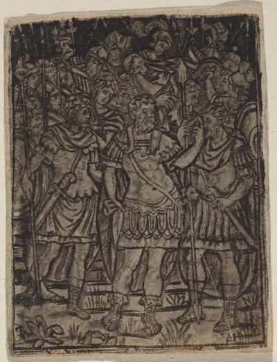 Roman General Addressing His Troops