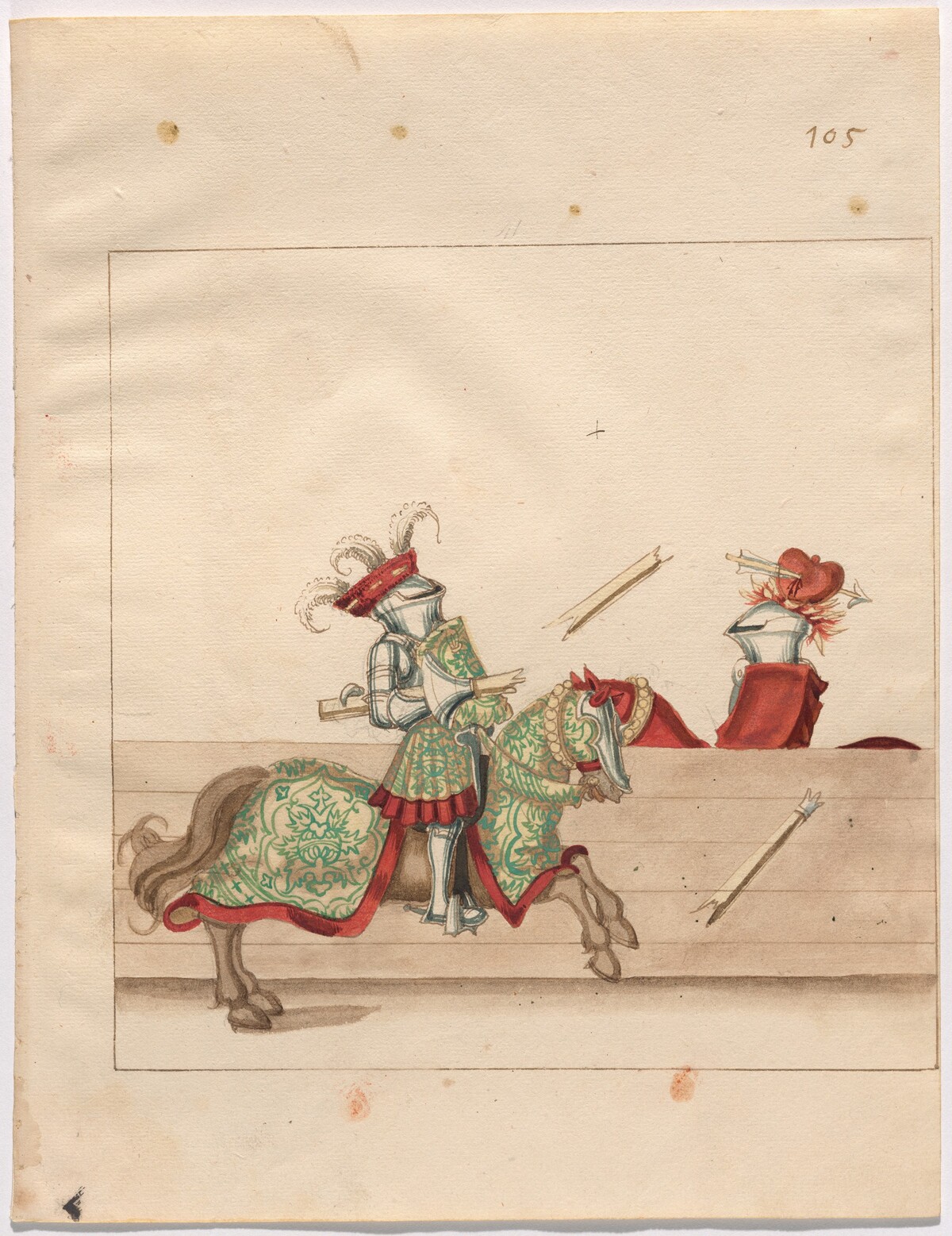 Italian Joust of Peace by German 16th Century