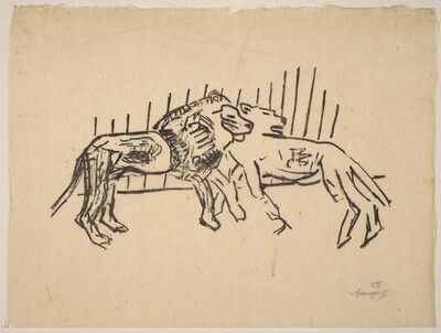 Two Lions (Zwei Löwen)