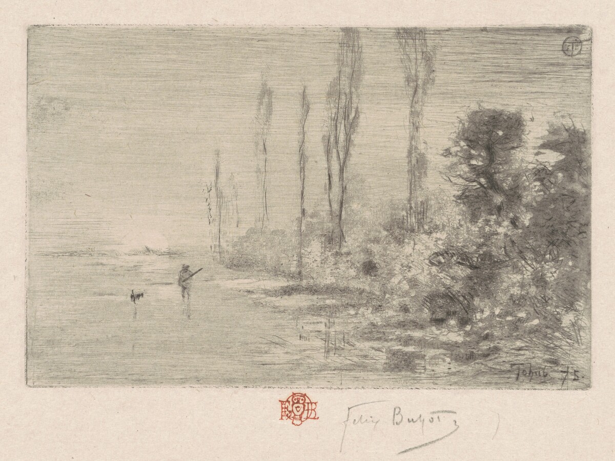 Une Matinée d'autommne (Autumn Afternoon) by Félix-Hilaire Buhot